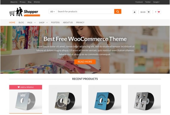 shopper ecommerce theme