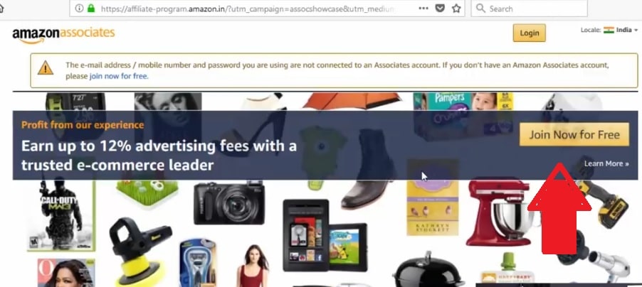 earn by amazon affiliate