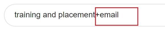 Use of plus in google search tips