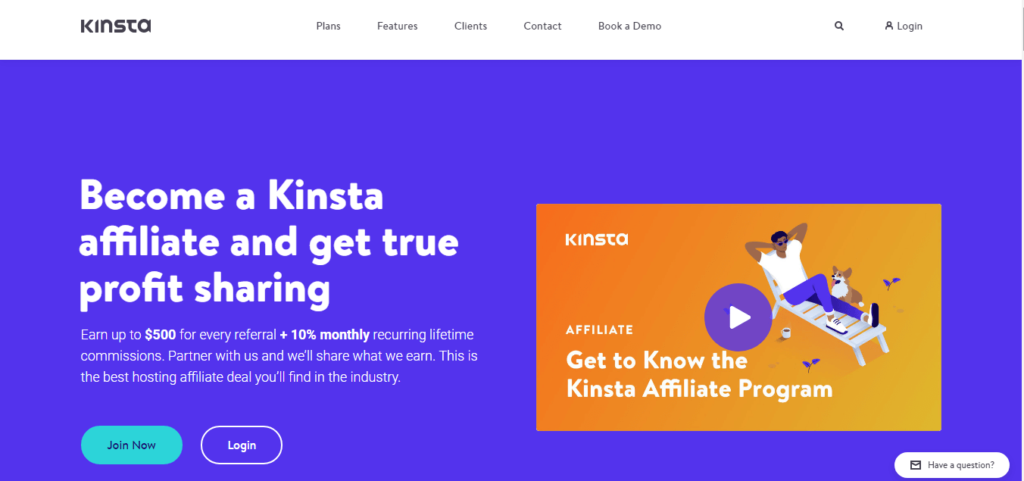 kinsta  affiliate program 