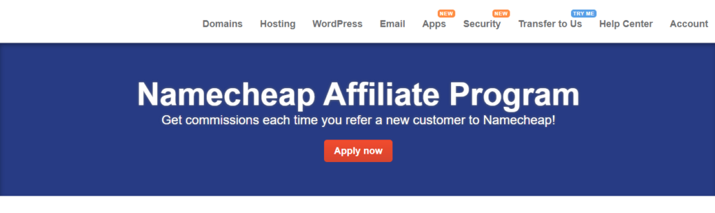 namecheap  affiliate program 