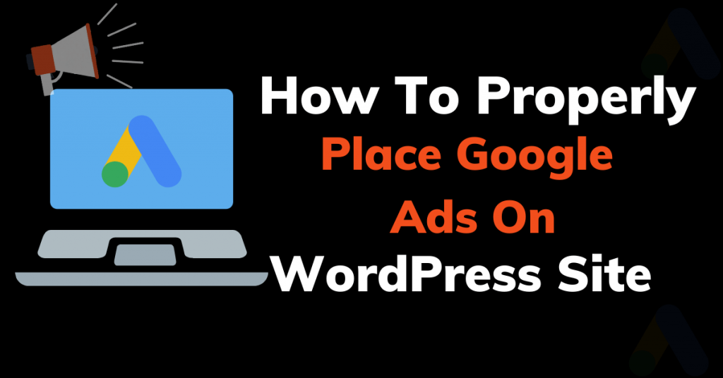 Adding google adsense on wordpress site