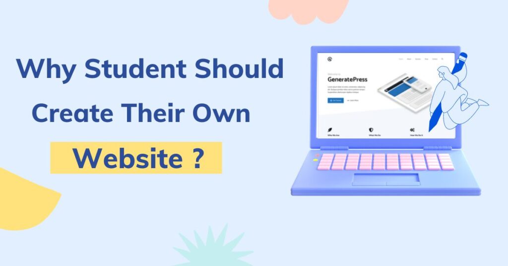 why student should create their own website