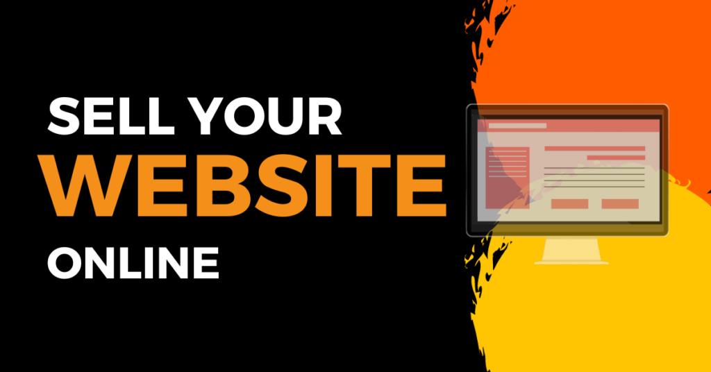how to sell website online